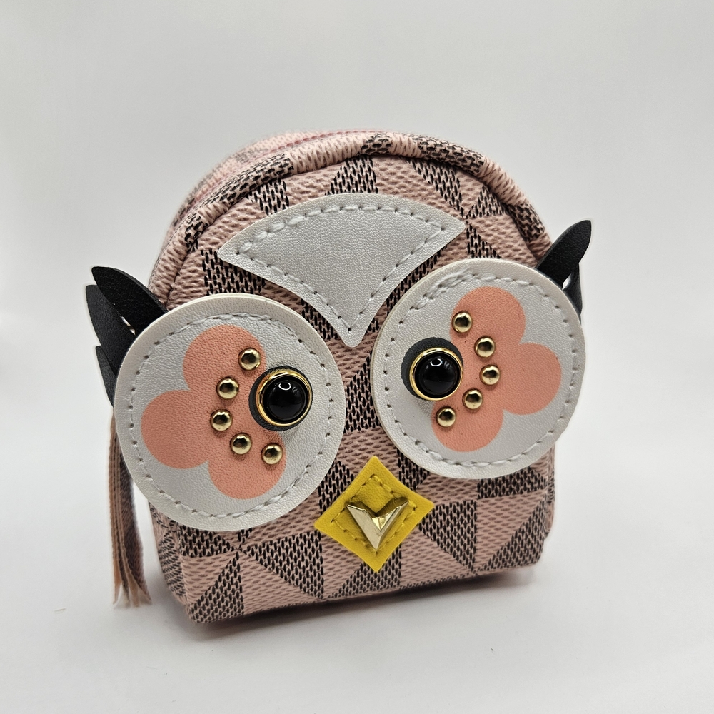 Charming Owl Patterned Mini Backpack